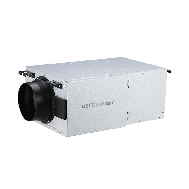 Single way blower fresh air filtration systems