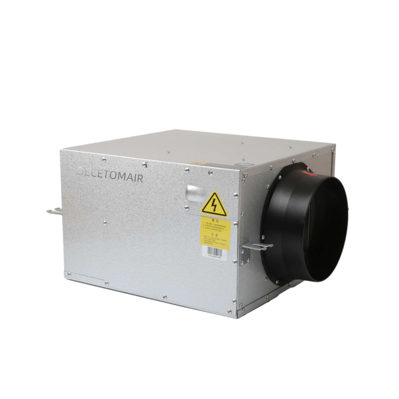 Centrifugal acoustic box fan inline duct ventilation